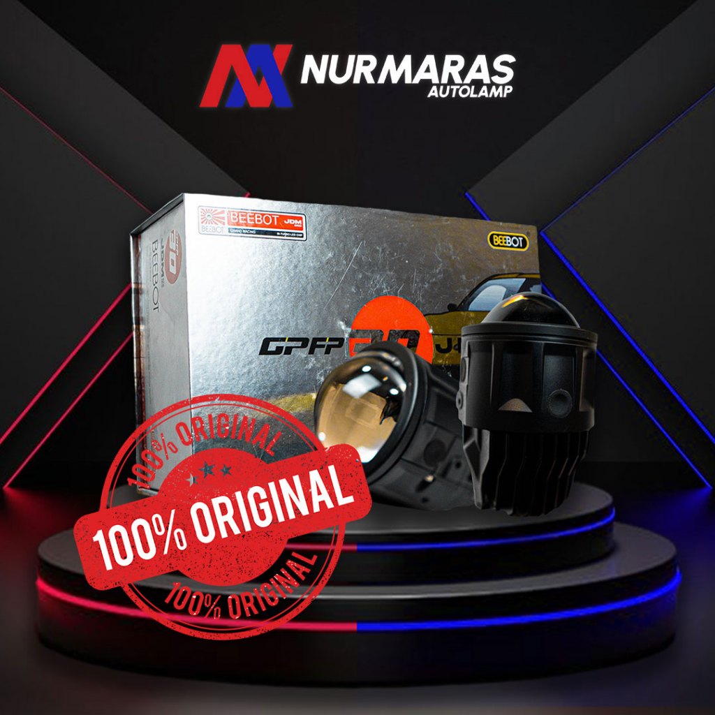 Beebot lampu mobil foglamp GP FP20 JDM | watt low 40 high 50 | 2 warna | tembus hujan dan kabut