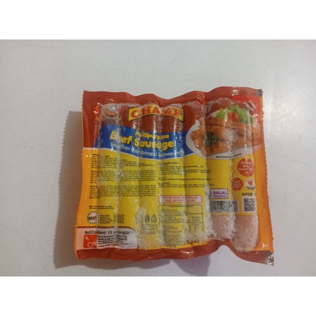 

Champ sosis sapi serbaguna isi 15pcs 375gr