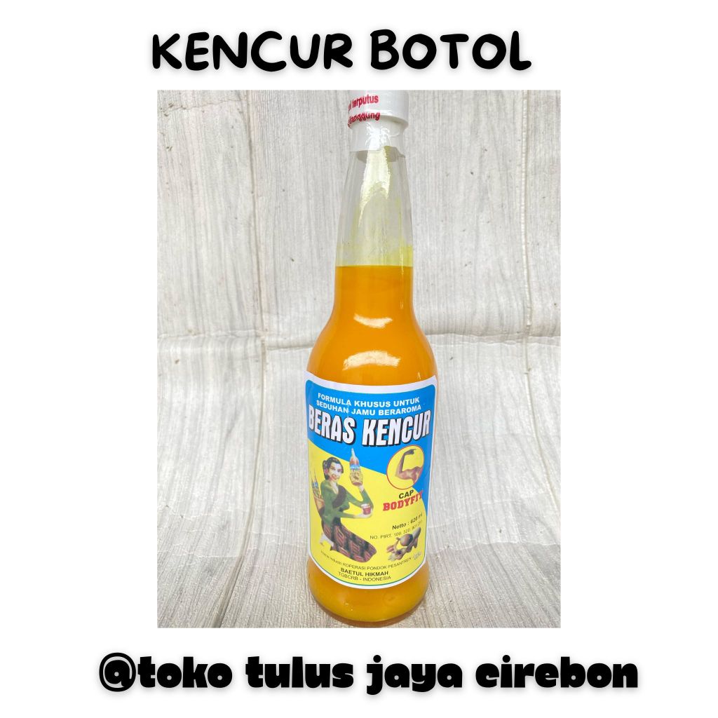 

BERAS KENCUR BOTOL Cap bodifit