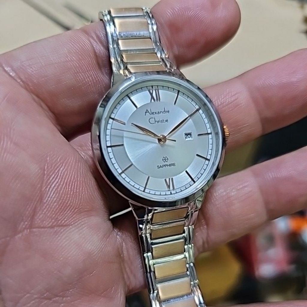 jam tangan wanita saphire ALEXANDRE CHRISTIE 8537 LDBTRSL