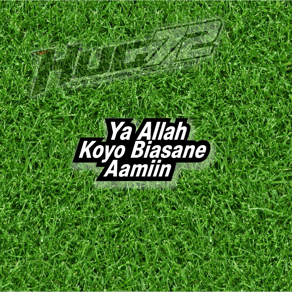 

STICKER ANTI AIR YA ALLAH – STICKER KATA KATA AESTHETIC