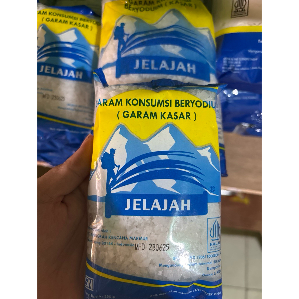 

garam kasar jelajah 250g 500gr