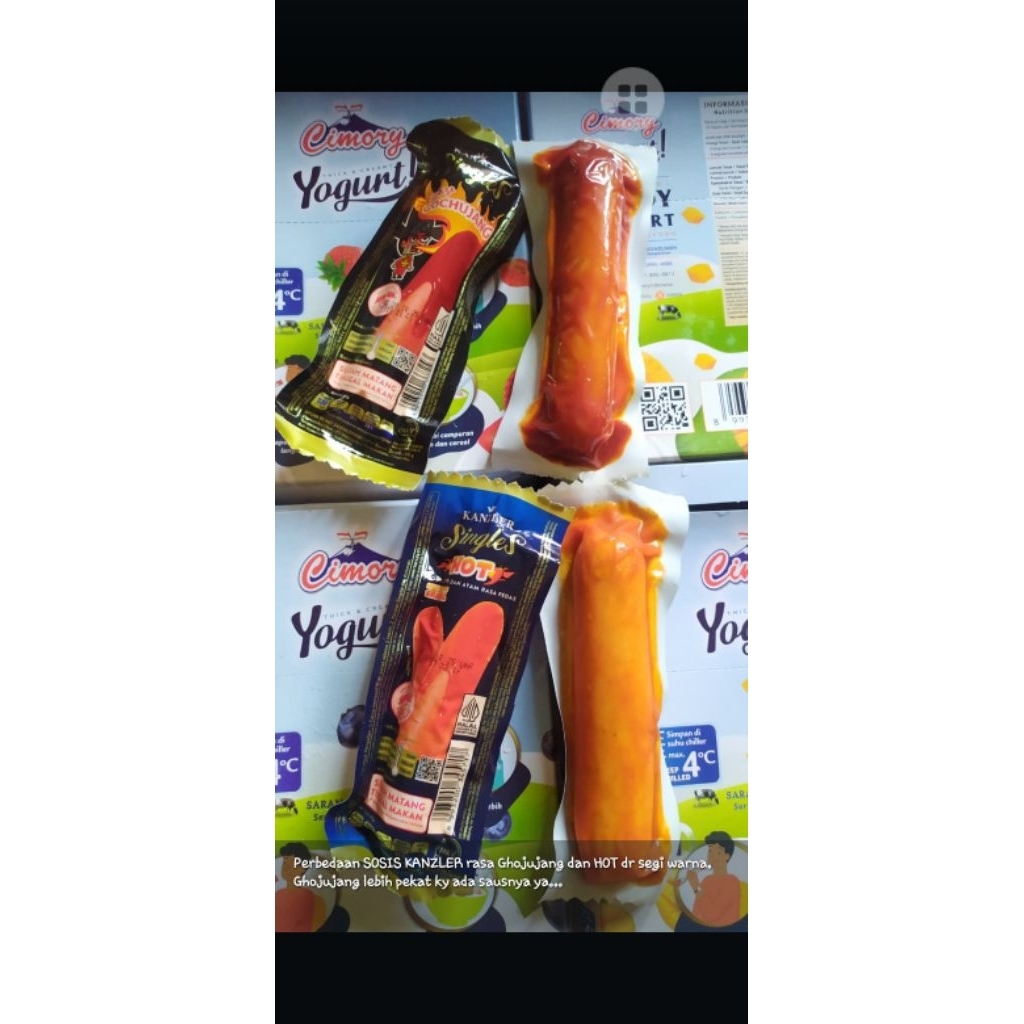 

Sosis Kanzler besar 1Box isi 12