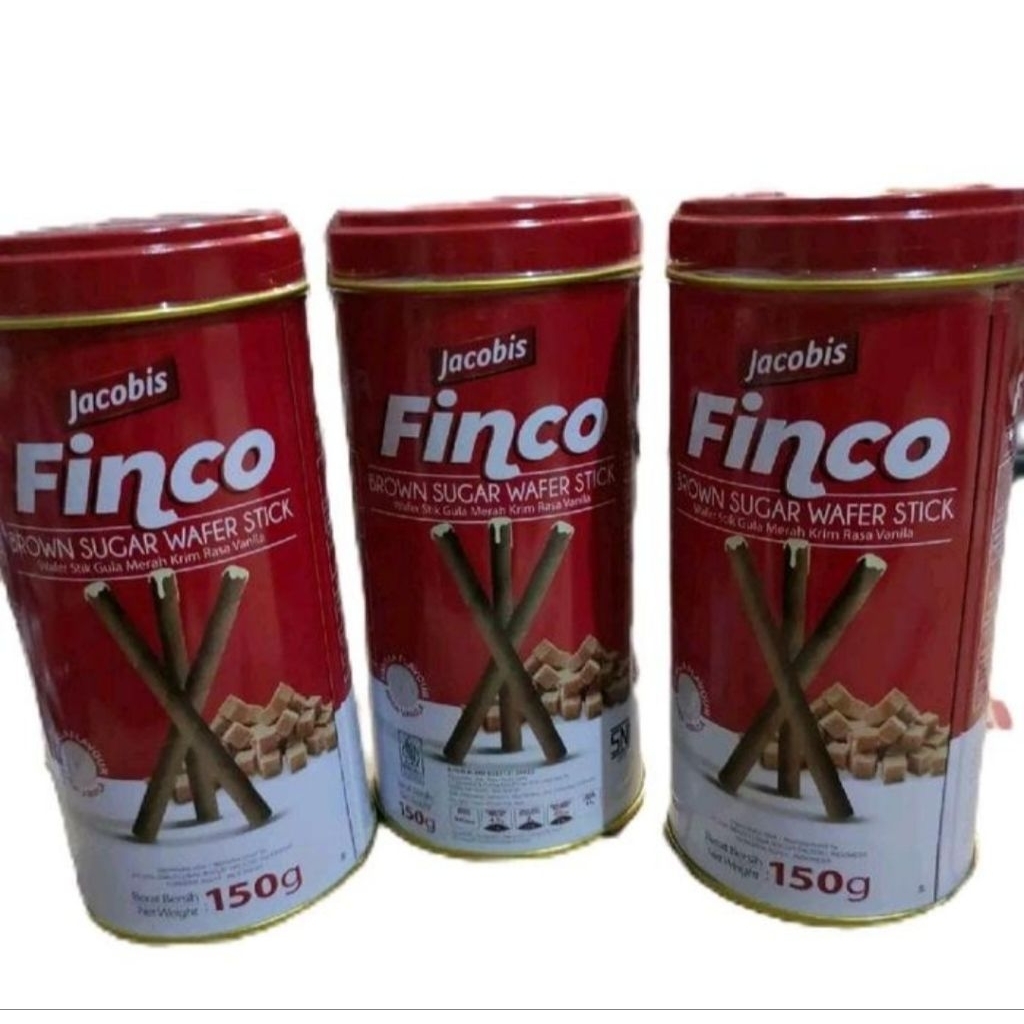 

Finco Wafer Stick Brown Sugar Kaleng 150gr