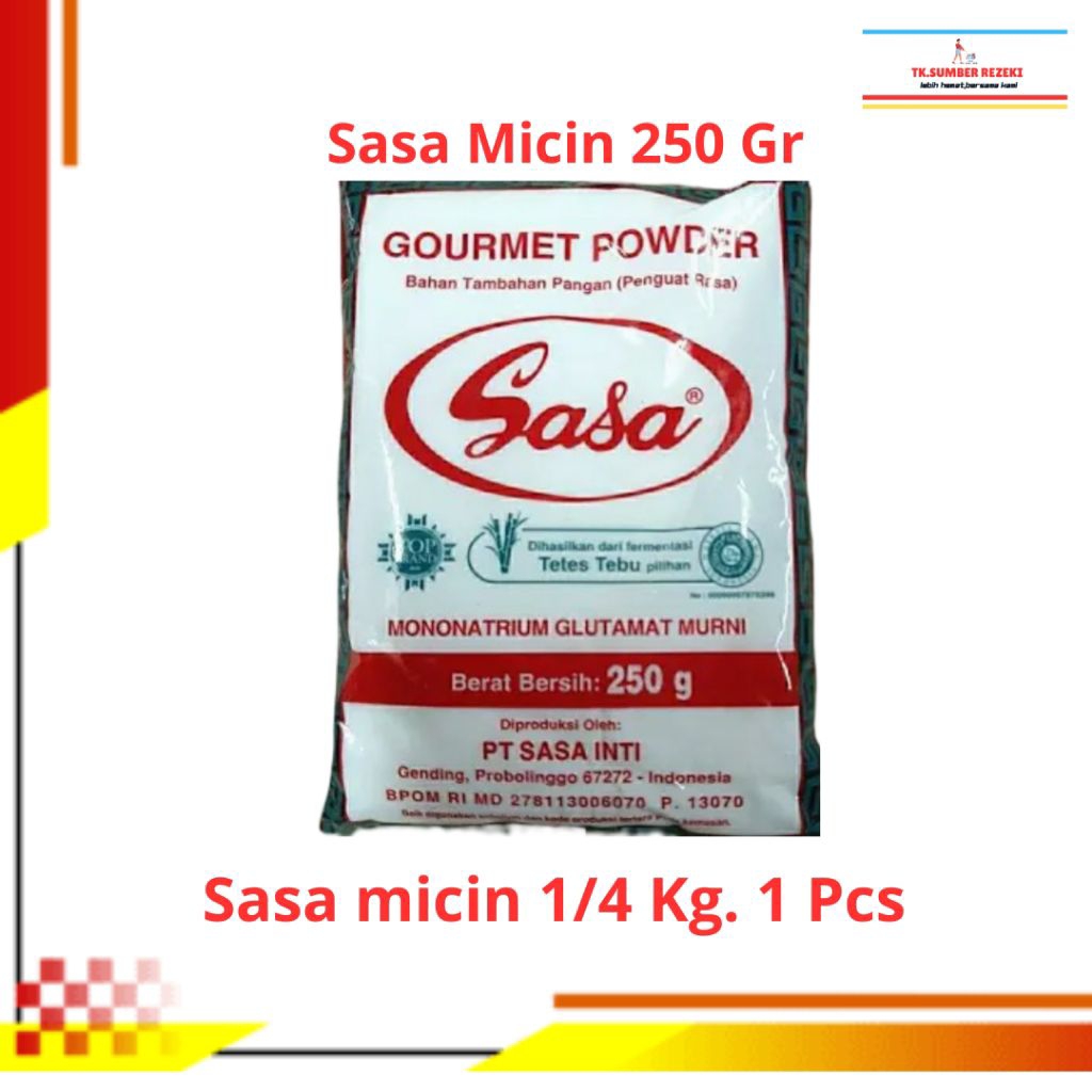

Sasa Msg Micin 250 Gr Penyedap dan Pelengkap Masakan PROMO MURAH