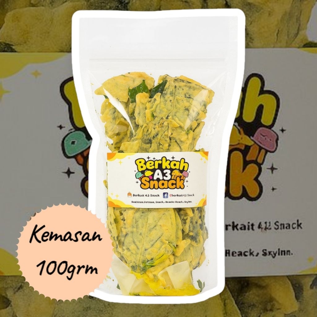 

Keripik Bayam Gurih Renyah – Kemasan 100gr | Camilan Sehat Tanpa MSG & Pengawet