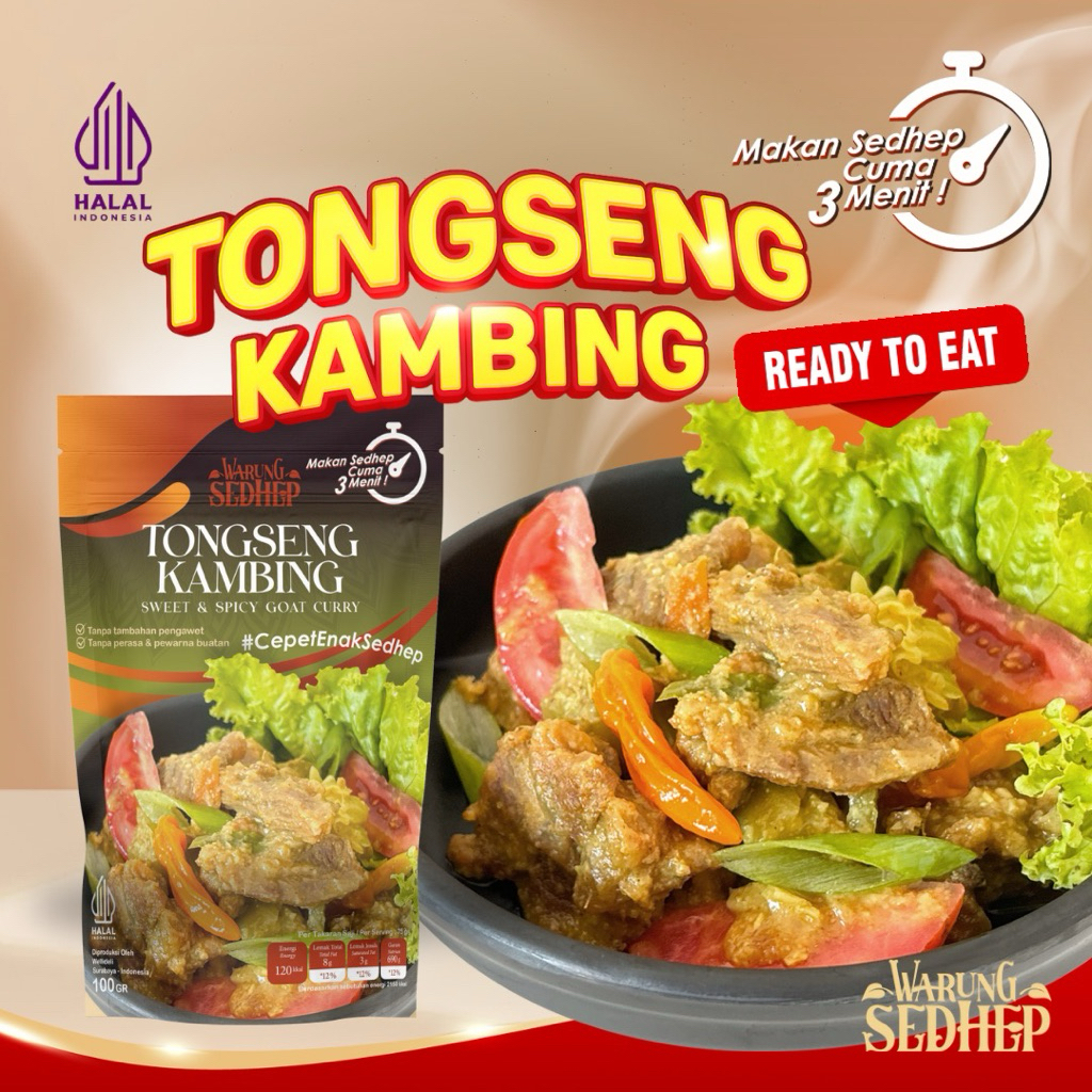

Tongseng Kambing Sedap Gurih WARUNG SEDHEP | Makanan Siap Saji | Tanpa MSG dan Pengawet