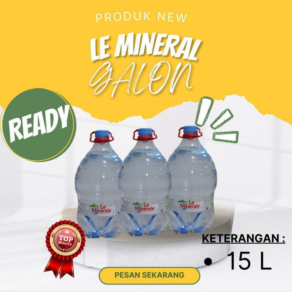 

Lemineral Galon 15 Liter - Air mineral