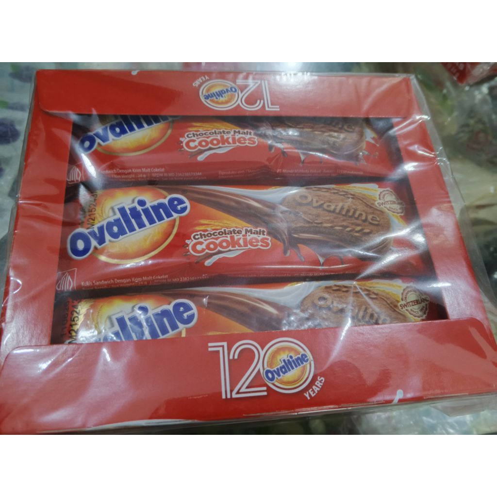 

ovaltine cookies 1 pack isi 12 pcs