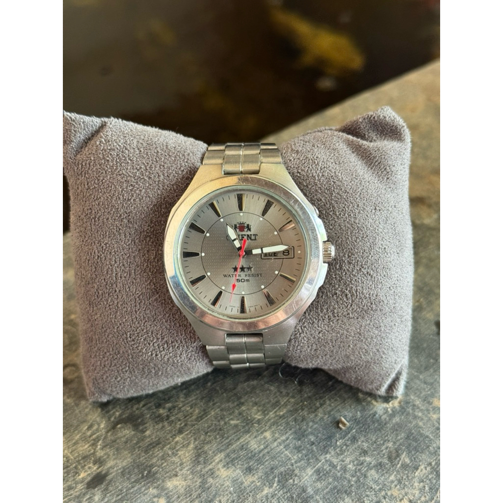 Orient Automatic Grey Dial Jam Tangan Pria Bekas Original