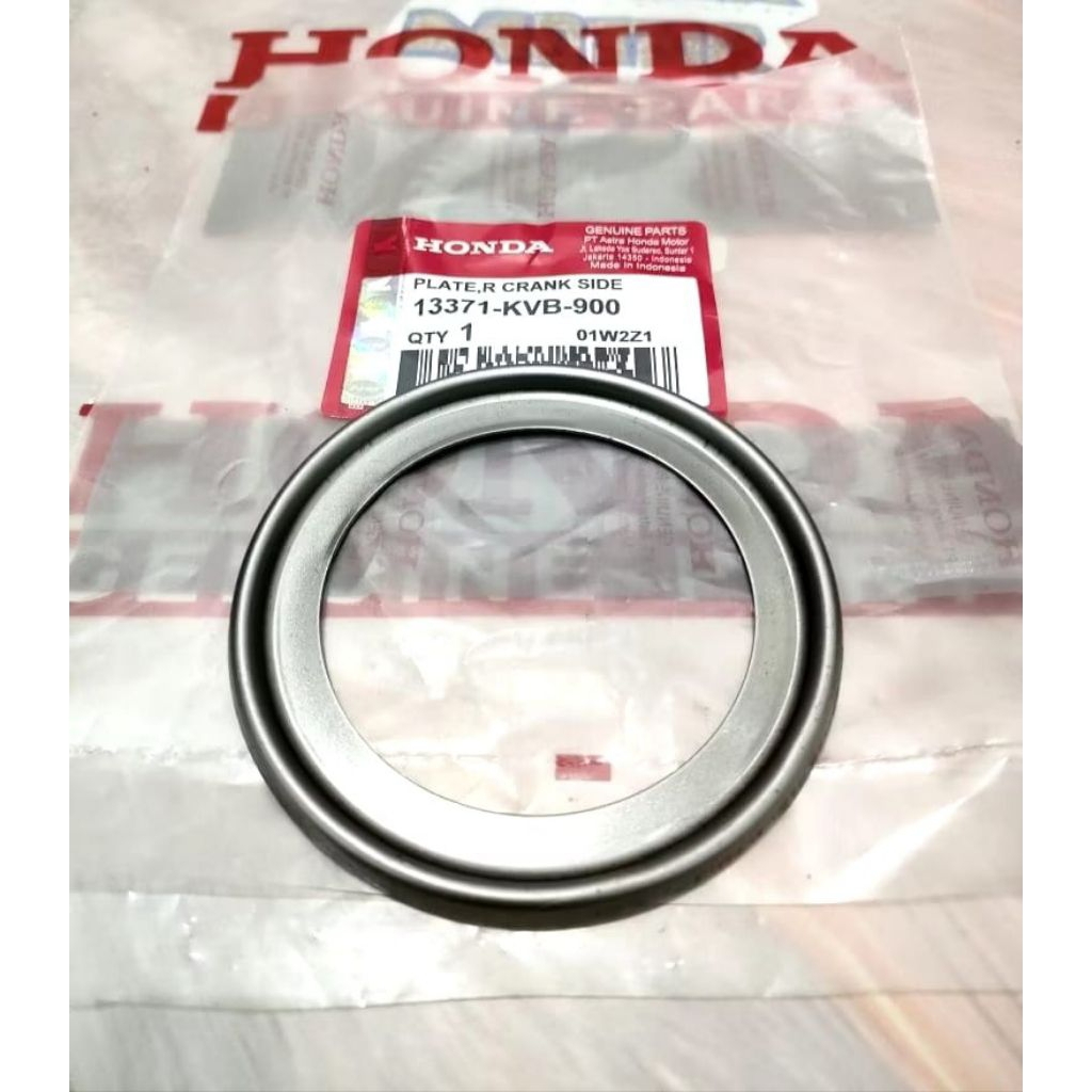 PLAT PLATE PELAT BESI TUTUP KRUK AS CRANKCASE 13371-KVB-900 ASLI HONDA VARIO TECHNO 110 VARIO OLD VA