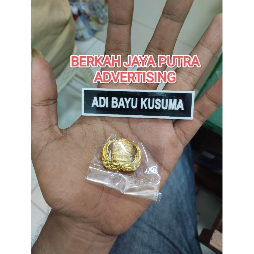 

Papan Nama dada PNS Timbul Satu Set Pin Korpri Exslusif