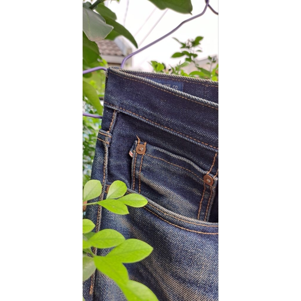 DENIM MIHANE JEANS 19OZ SZ 32 SLIM STRAIGHT