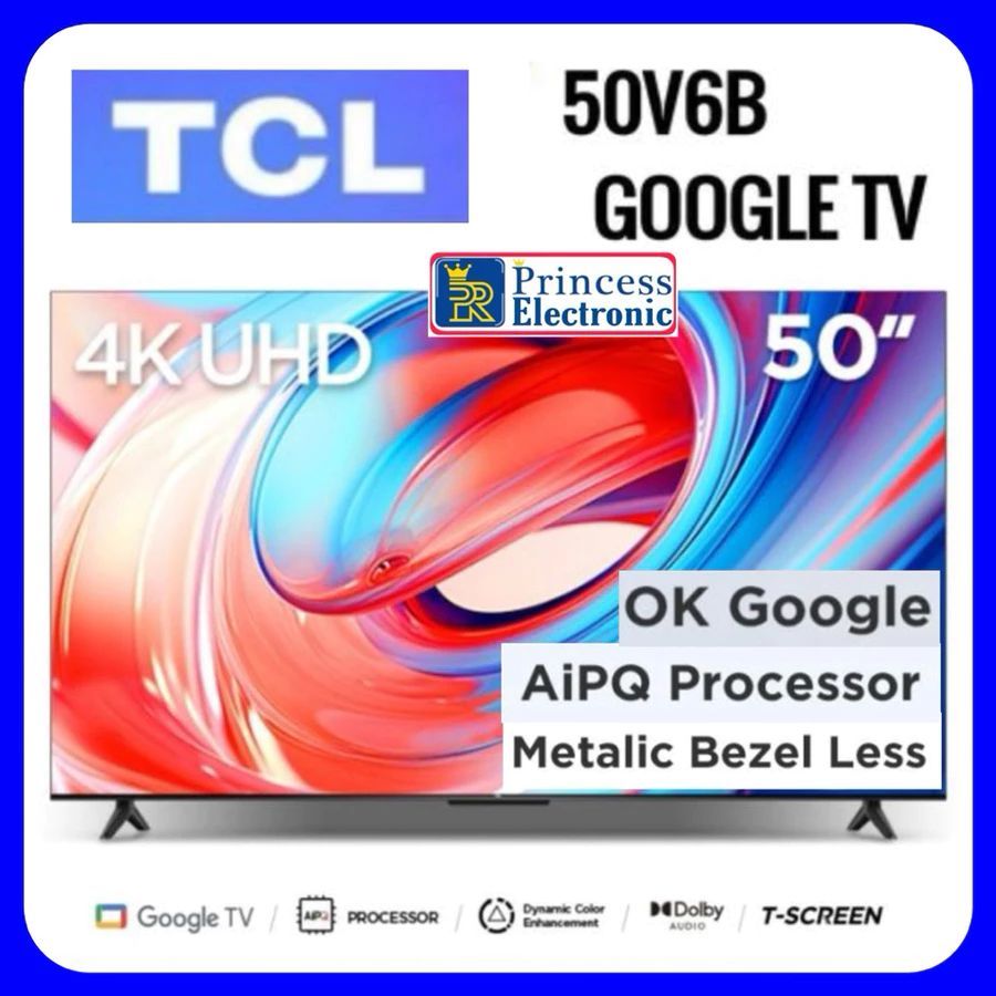 TCL 50V6B 50 Inch Smart 4K UHD Google TV