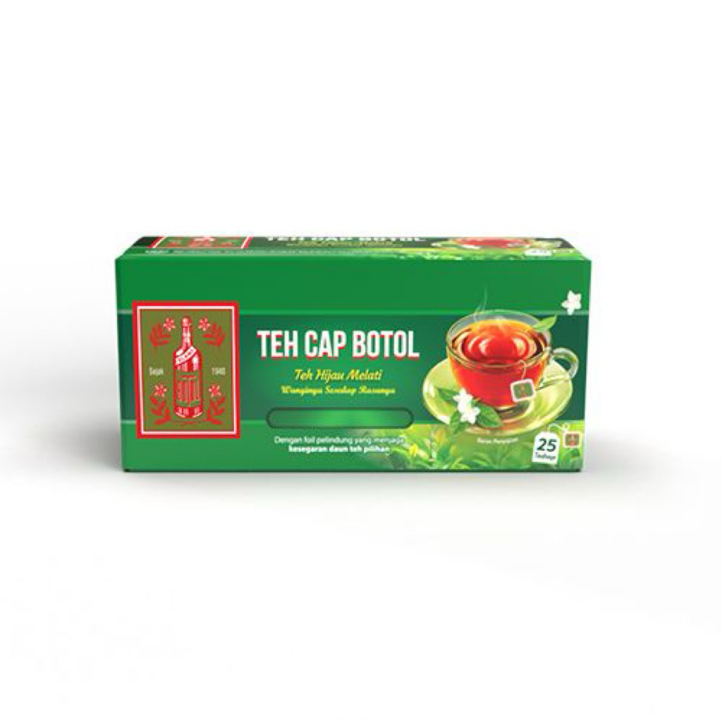 

Cap Botol Teh Celup Hijau 25x2g