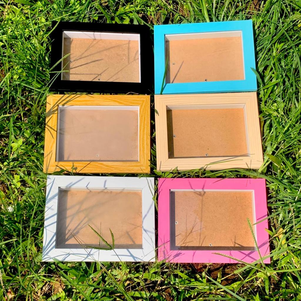 Bingkai BOX 3D Mahar/Scrapbook 30x21 cm (A4) Harga Grosir || Pigura foto figura murah Frame Wedding 