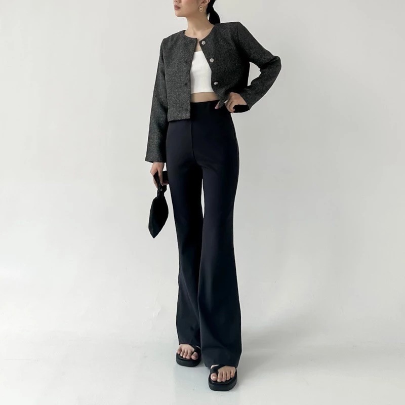 celana CUTBRAY wanita scuba standar jumbo celana cutbray highwaist wanita scuba