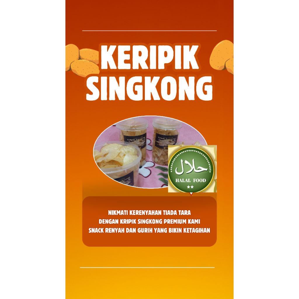

kripik singkong dan kripik gadung 26rb dapat 2toples
