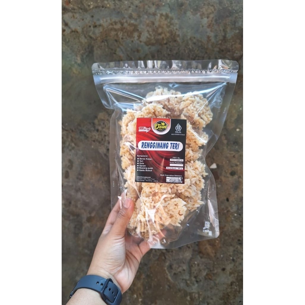 

Rengginang mateng berbagai varian rasa