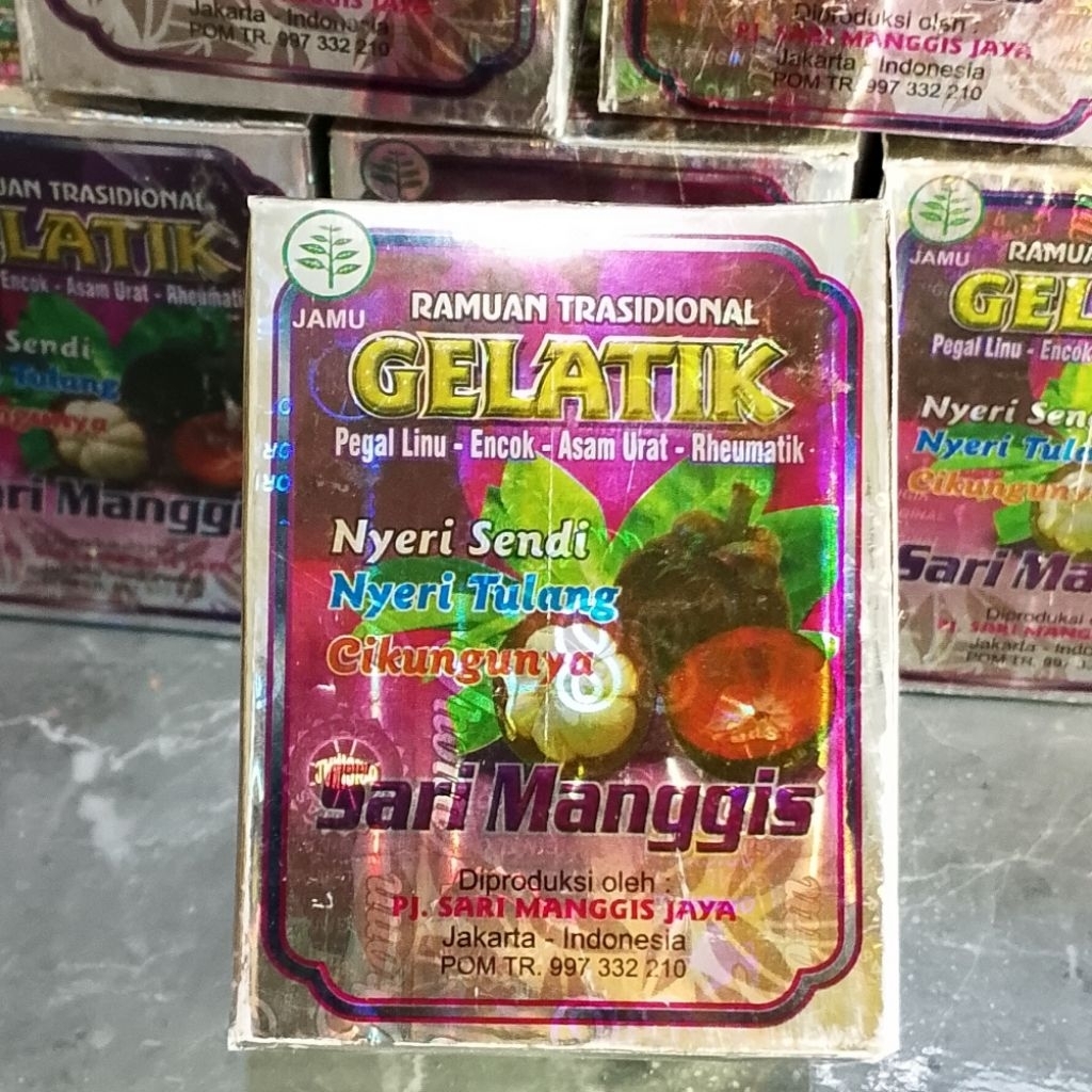

GELATIK Minuman/Serbuk/herbal untuk asam urat encok dll