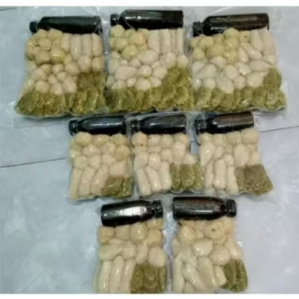 

pempek Palembang campur isi 30 asli tenggiri gratis cuka kental