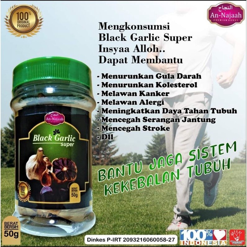 

BLACK GARLIC SUPER /BAWANG HITAM/BAWANG PUTIH FERMENTASI 50 grm