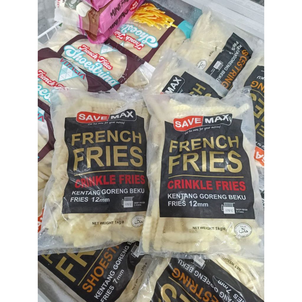 

Kentang Goreng Beku Crinkle Fries (Khusus pengiriman instan)