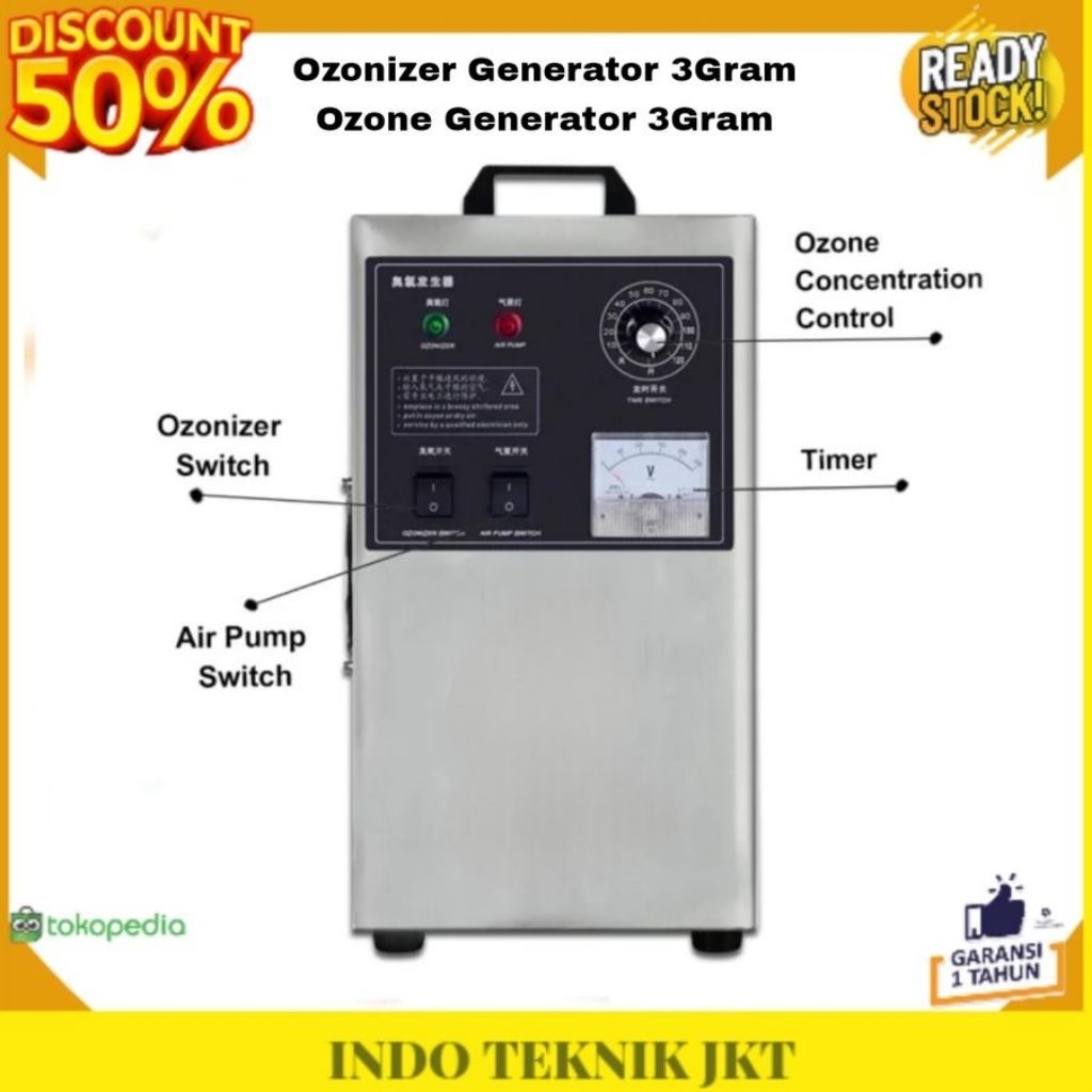Ozon Generator/Mesin ozon generator Sterilizer Ozone Generator 3Gram