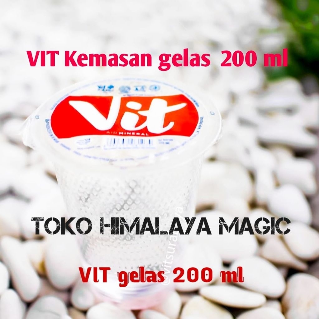 

Air kemasan gelas VIT 200 ml
