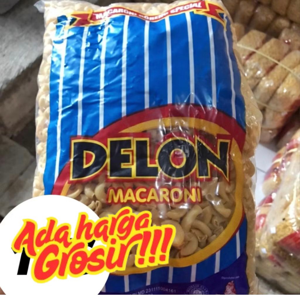 

MAKARONI BANTET MURAH / MAKRONI MURAH / MAKARONI MENTAH / MAKRONI BANTAT KUNING DELON 1 KG