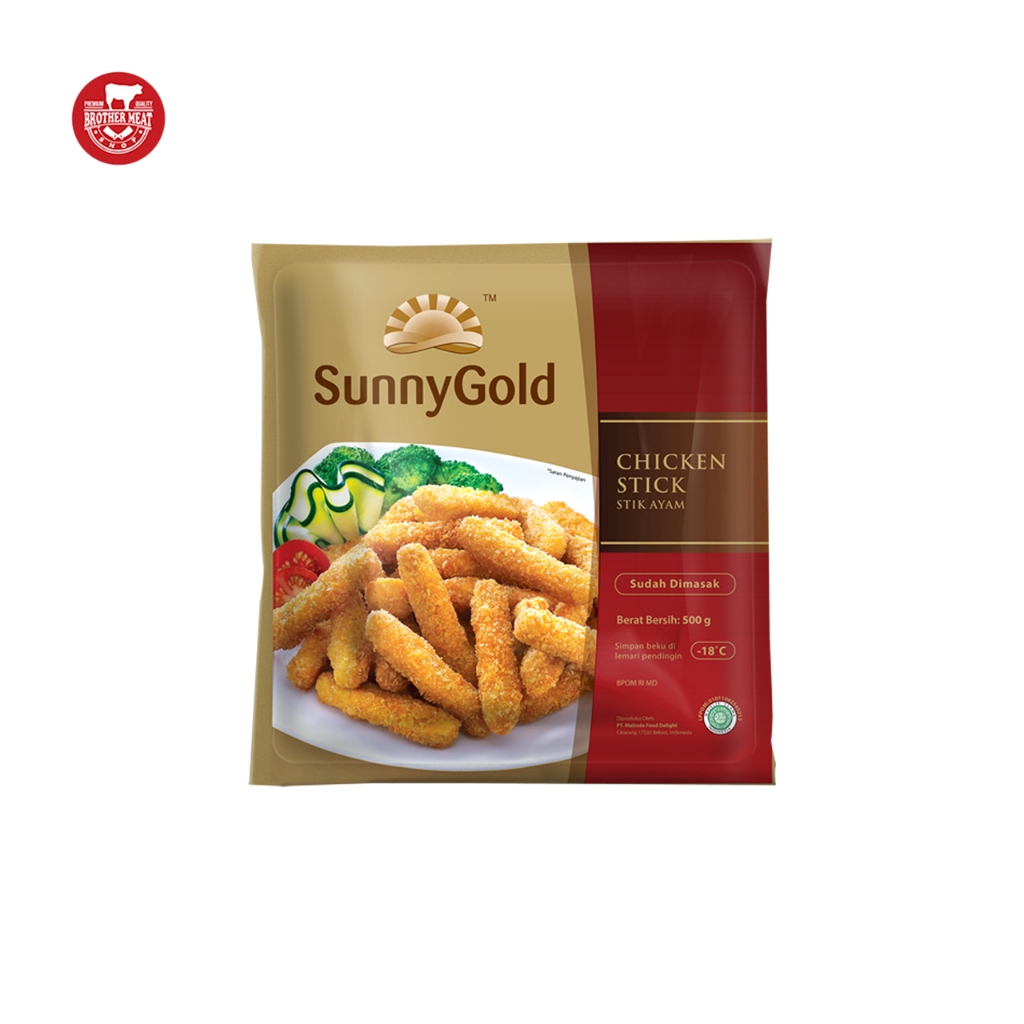 

Sunny Gold Chicken Nugget Stick 500gr / Nugget Ayam - Brothermeatshop