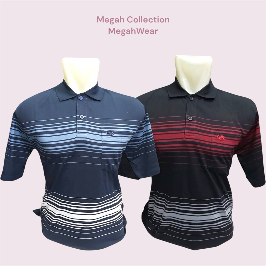 Kaos Wangki Lengan Pendek Pria Kaos Wangki Bapak Merek Ocean Beach Bergaris