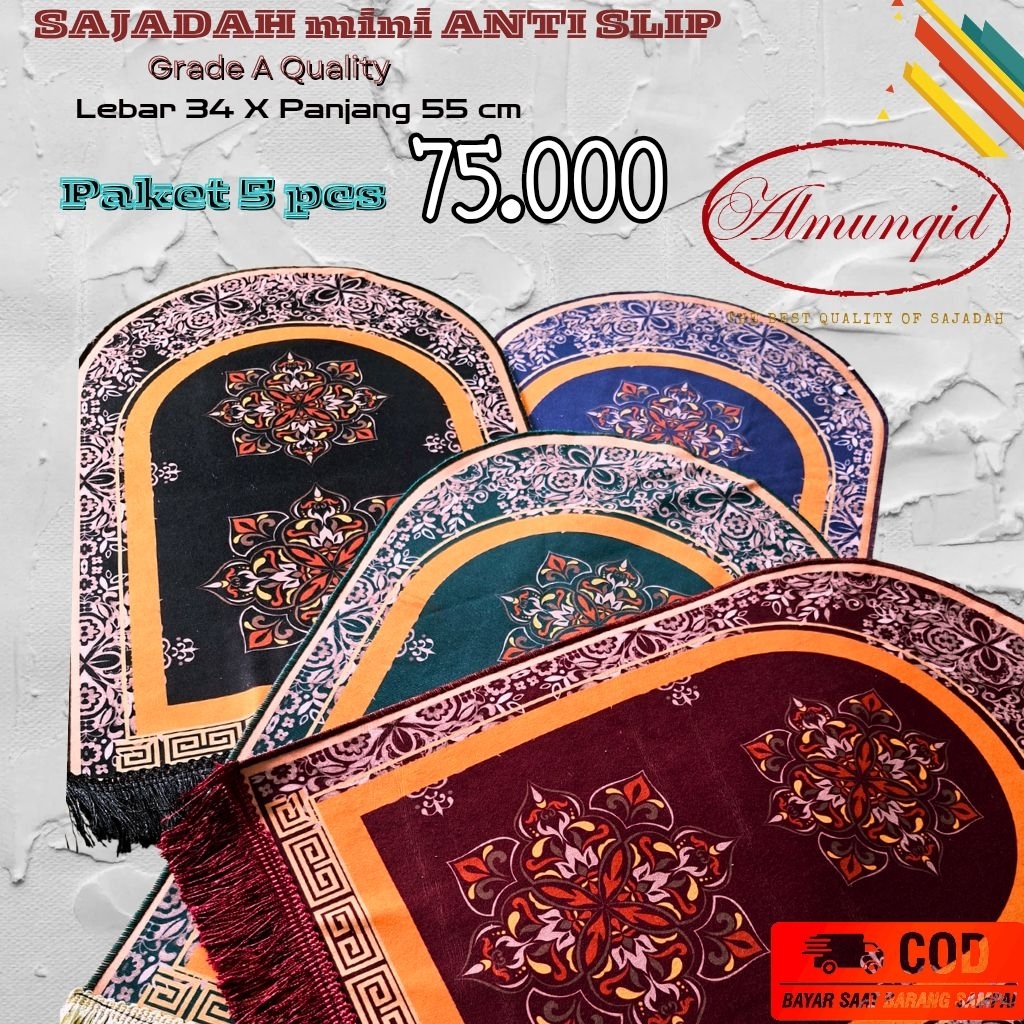 SAJADAH MINI SAJADAH QUBAH MINI SAJADAH ANAK QUBAH