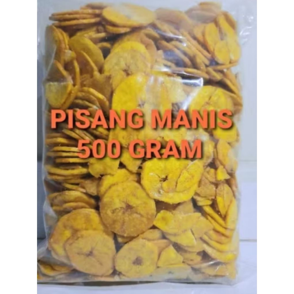 

Keripik pisang manis 500 gram