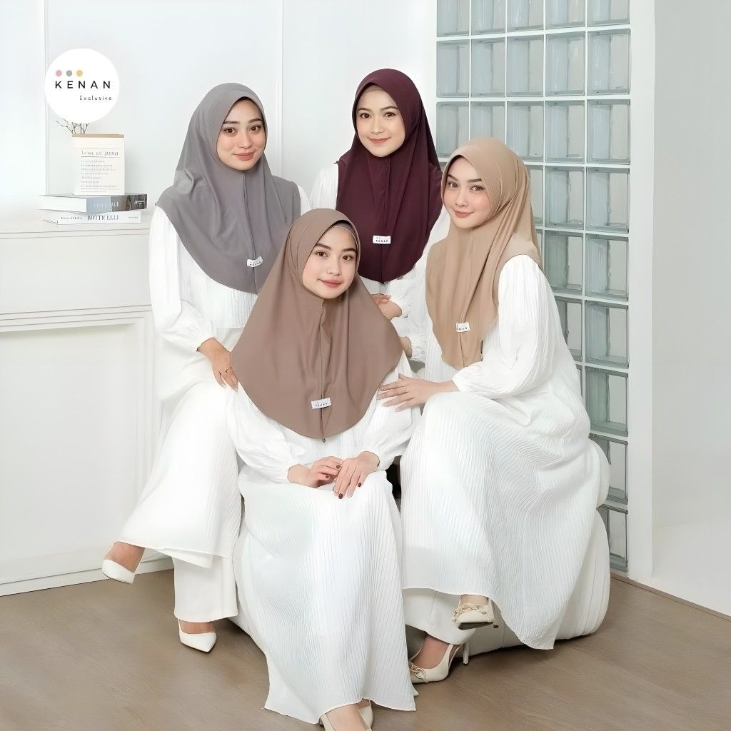 Bergo Kenan M Kerudung bergo Kenan M Kenan bergo Hijab instan Hijab instan Kenan premium Jilbab