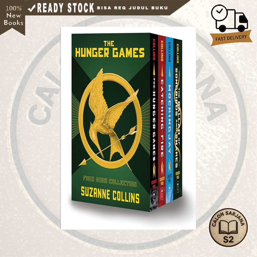 Hunger Games 4-Book Hardcover Box Set (The Hunger Games, Catching Fire, Mockingjay, The Ballad of So