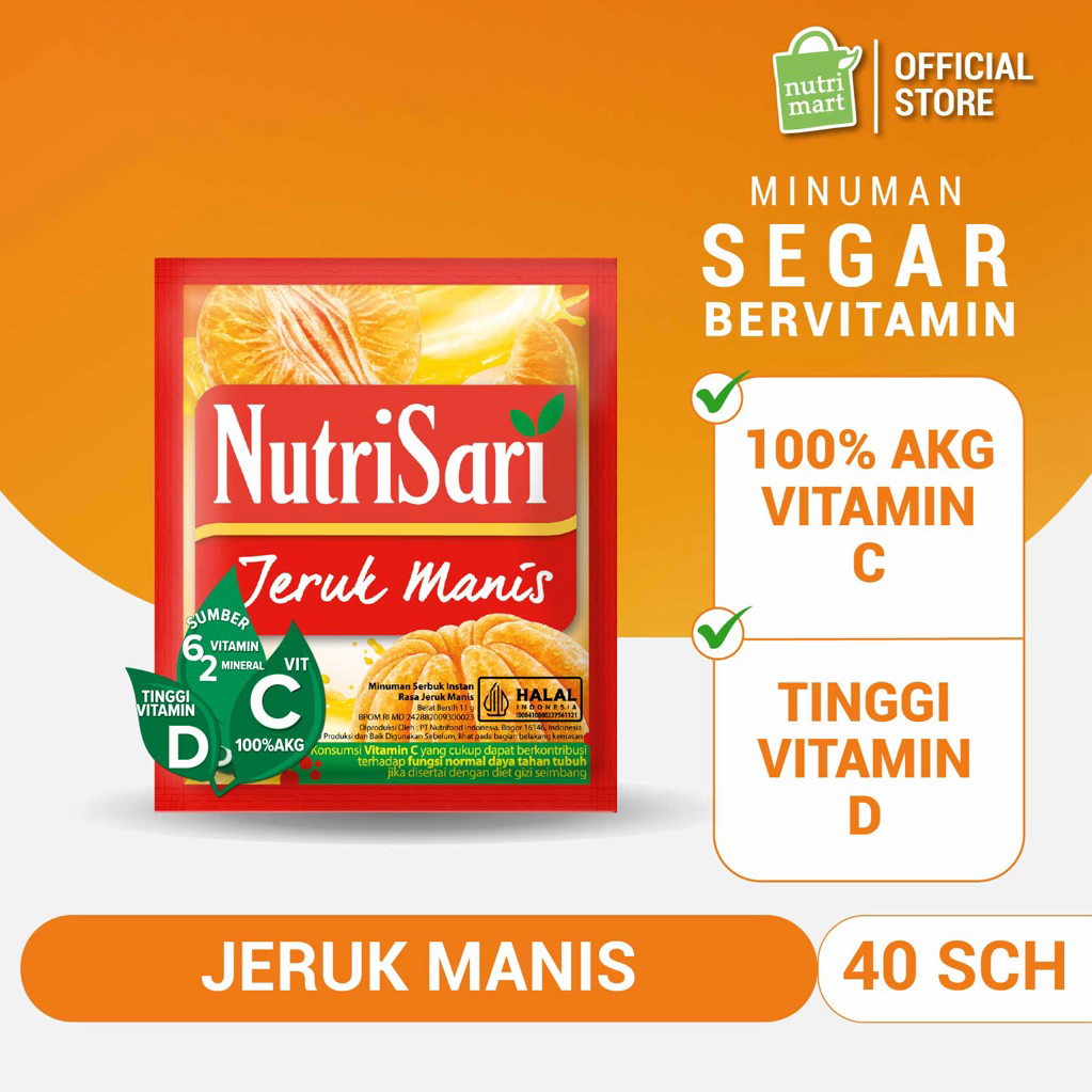 

Nutrisari Jeruk Manis