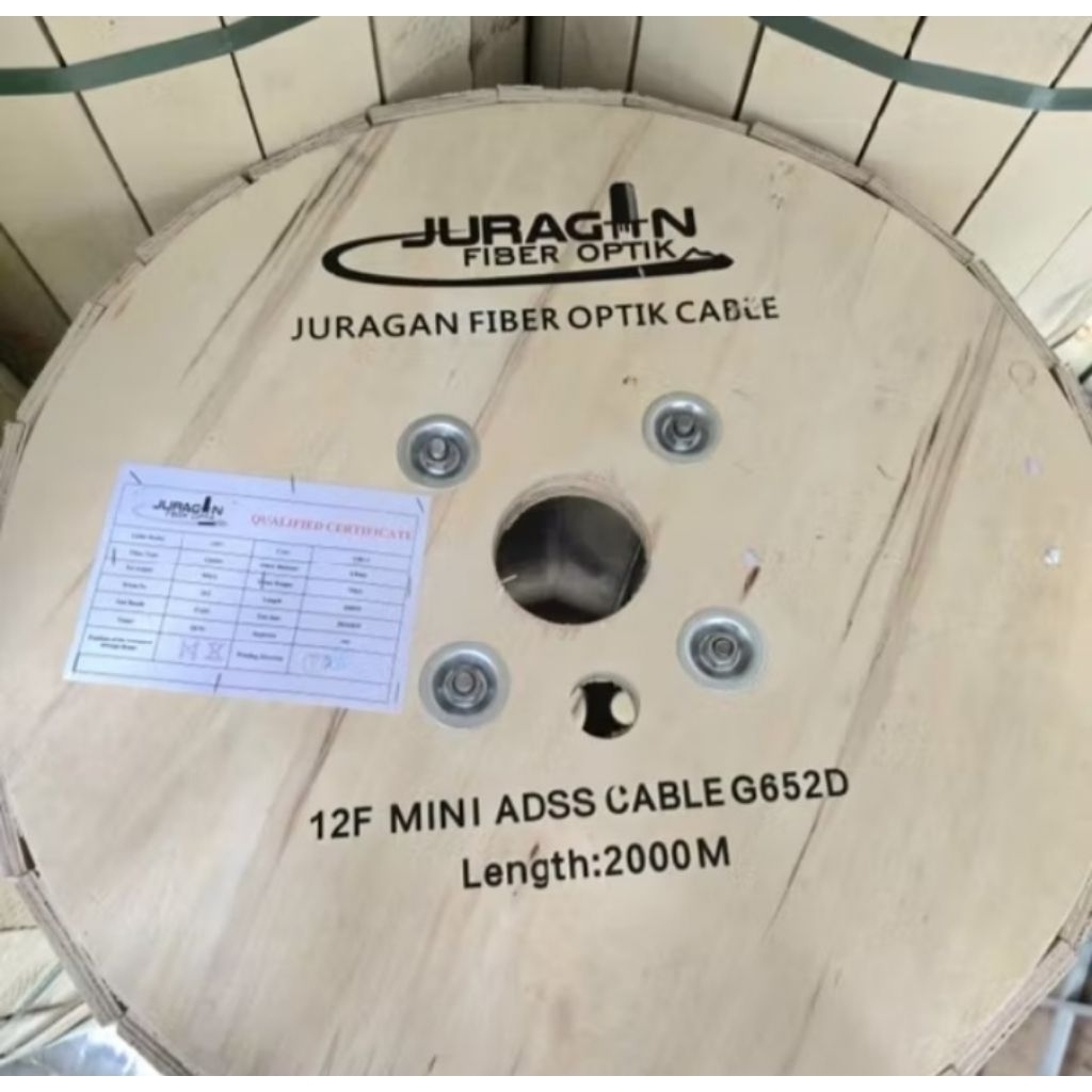 kabel mini adss 12 core 2000 meter/ MINI ADSS 12 CORE G652D 2 KM