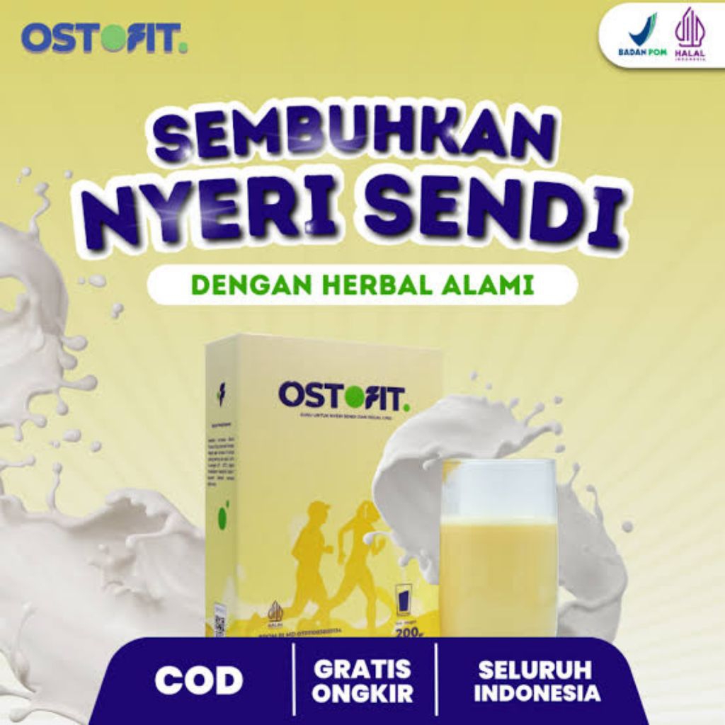 

OSTOFIT | Susu Nyeri Sendi Atasi Kebas Kesemutan Asam Urat Rematik Kolesterol Susu Sapi Murni Asli