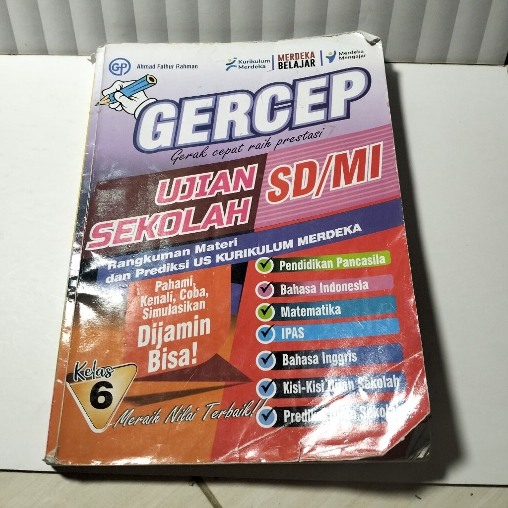 GERCEP UJIAN SEKOLAH  KELAS 6 SD MERDEKA BELAJAR