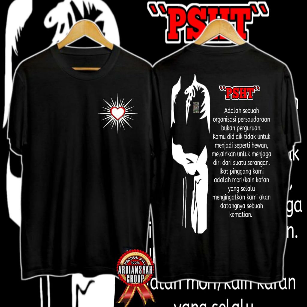 Kaos PSHT motif keren dan simpel