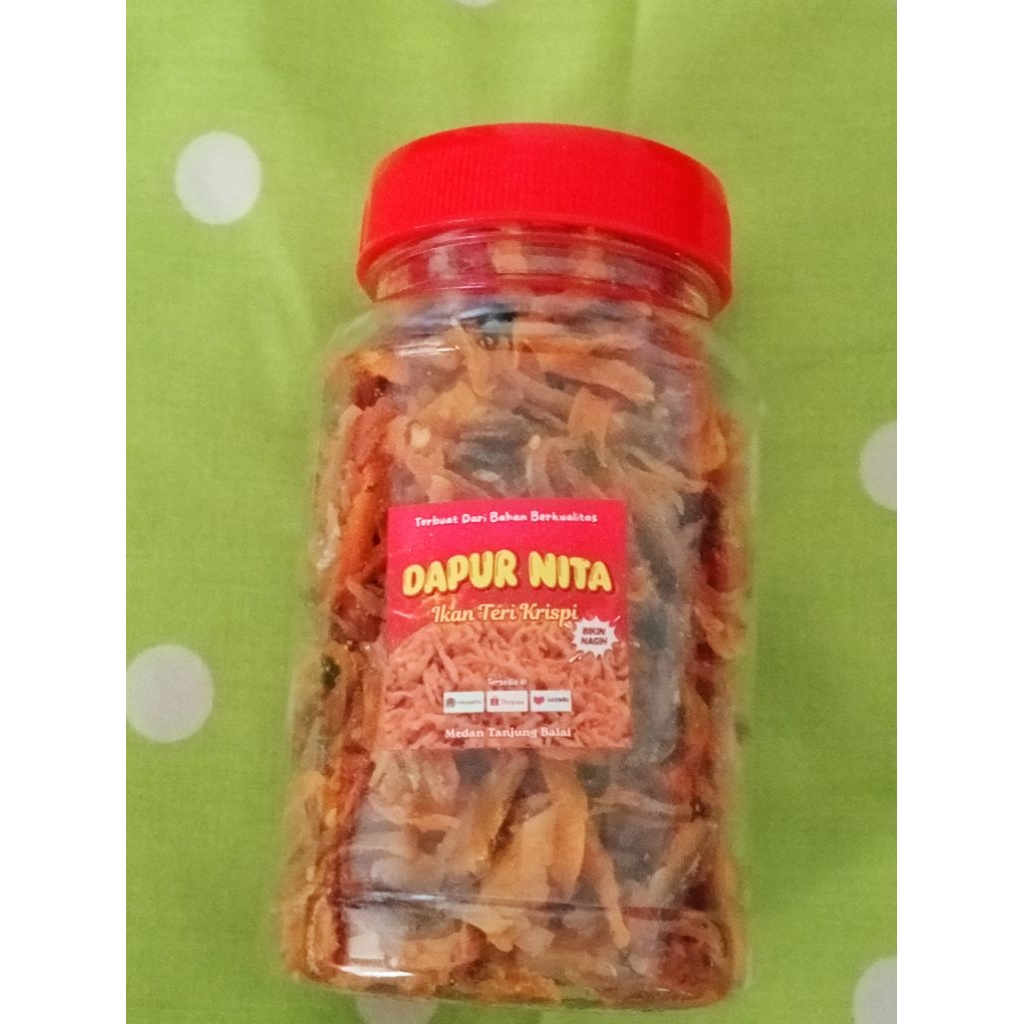 

Teri belah krispi Medan (300ml botol kemasan) gurih dan renyah