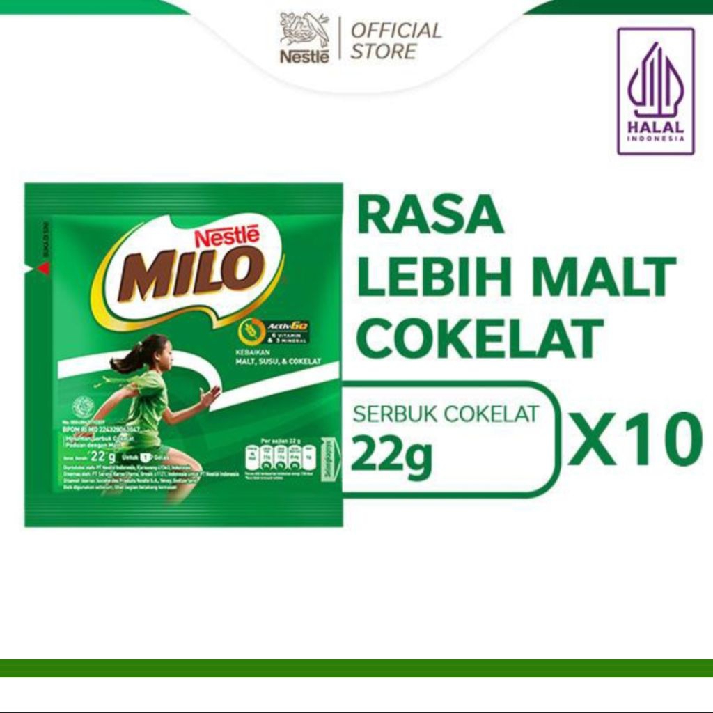 

MILO Activ-Go Susu Coklat Renceng 22gr - 10pcs