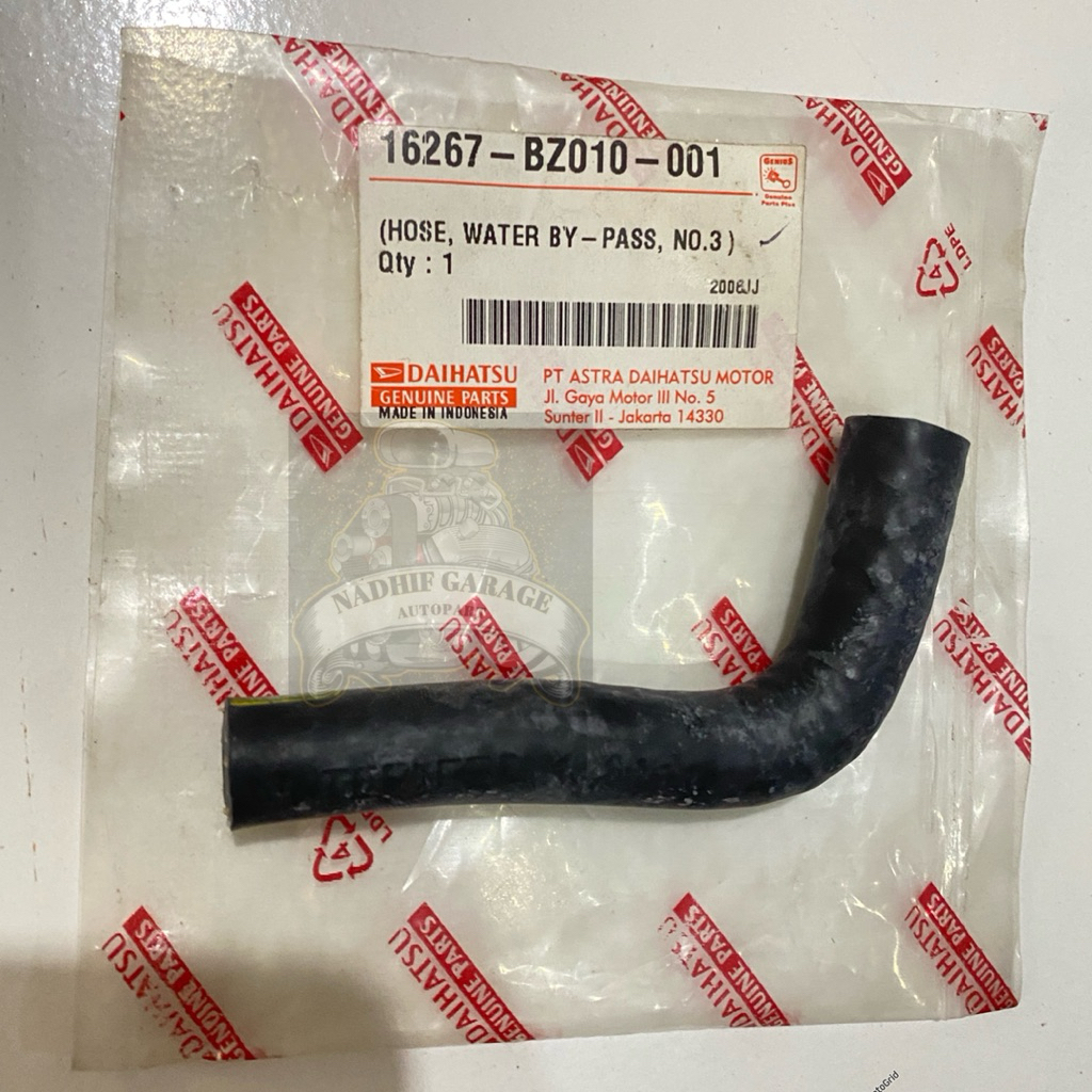 Selang Radiator Bypass (kecil) Avanza Xenia 2004-2015 , Terios Rush 2007-2017 Original
