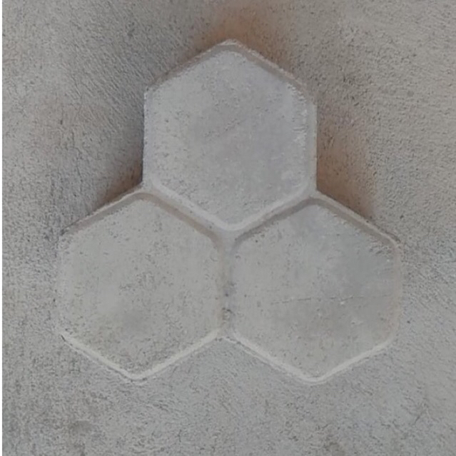 Paving Trihex polos atau warna tebal 6cm Press manual | Paving Block | Paving blok | Paving Conblok 