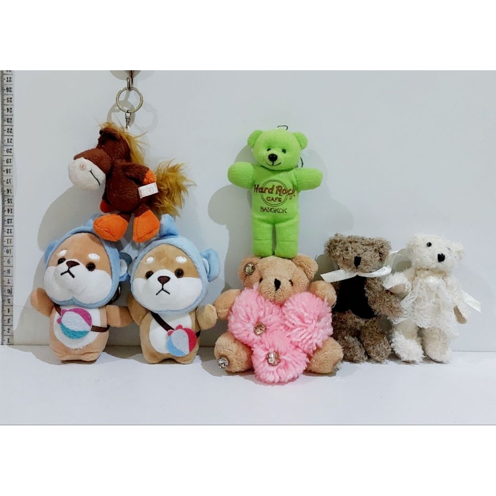 Ganci Boneka Kuda Nici Teddy bear pengantin Doggy shiba