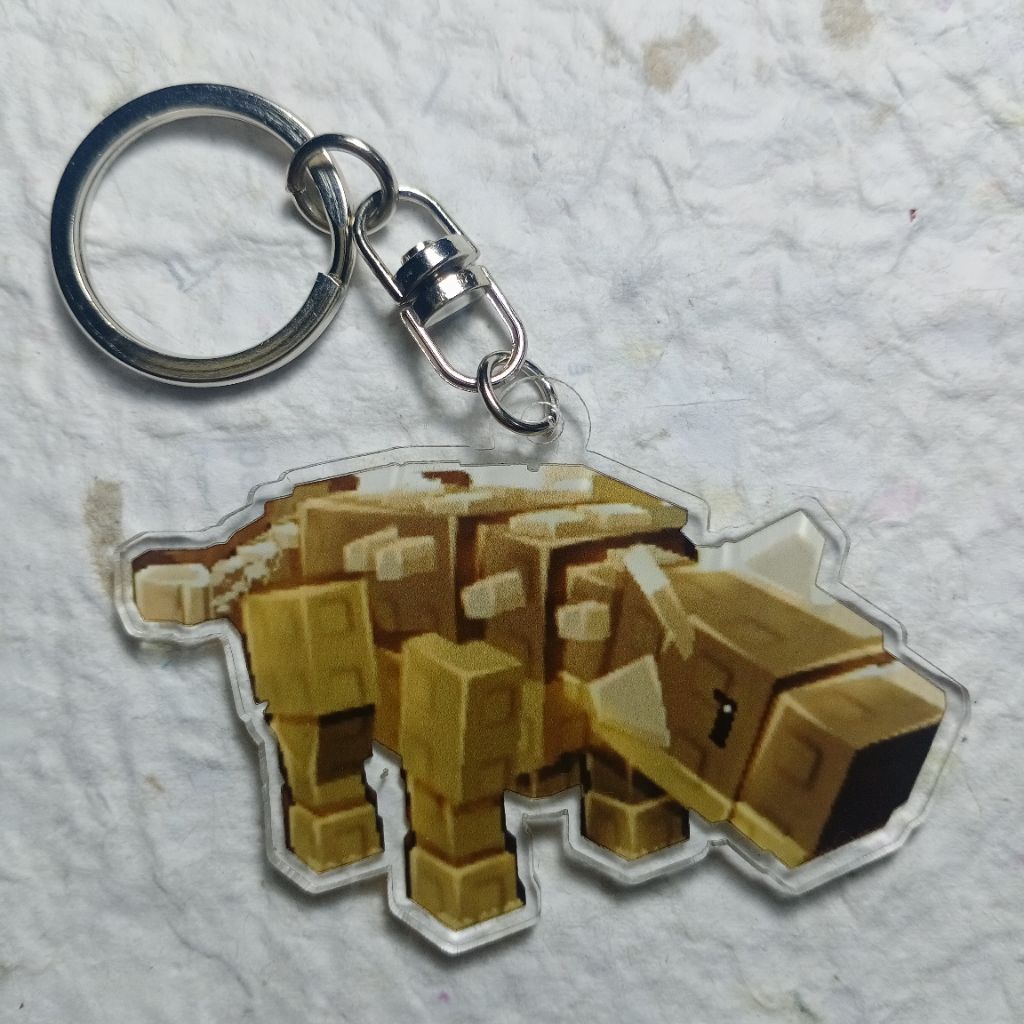 ganci ANKYLOSAURUS Grow A Garden keychain gantungan kunci Grow A garden Ankylosaurus