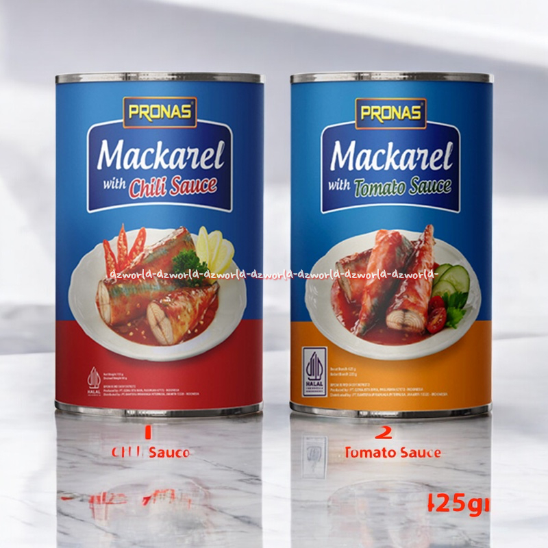 

Pronas 425gr Mackerel With Chili Sauce Ikan Kemasan Kaleng Instan Tomato Sauce Terbuat Dari Ikan Segar Dan Saus Berkualitas