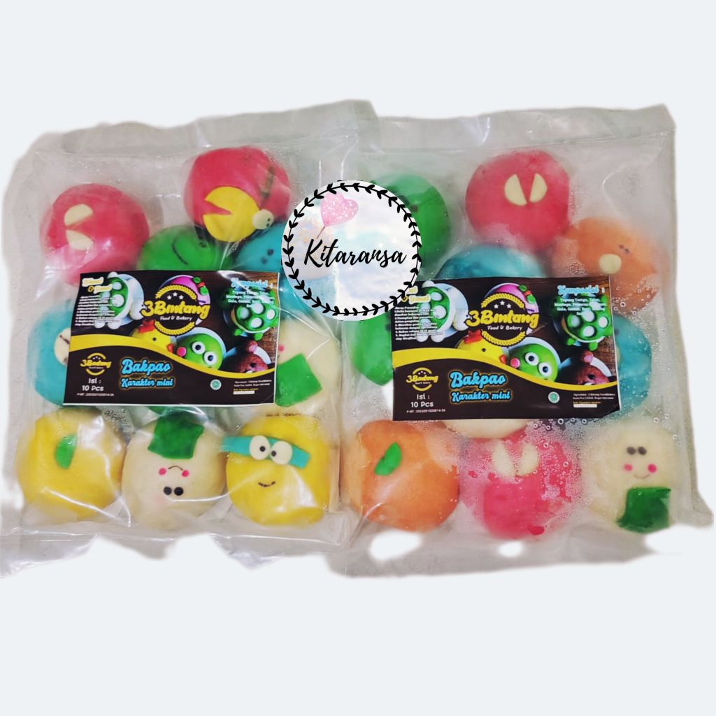 

Bakpao Coklat Karakter/Bapau/Kapao/Bakpau 3Bintang/Mipao/Bakpau