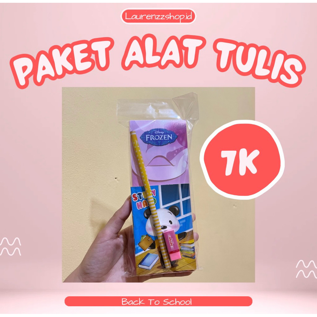 

SOUVENIR ALAT TULIS SEKOLAH PAKET ALAT TULIS